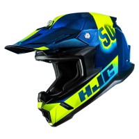 Hjc C50 Dash Helmet blue yellow