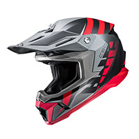 Casco Hjc C50 Mirage Grigio Rosso Opaco