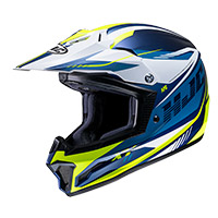 Casco Bimbo HJC CL-XY 2 Drift blu giallo