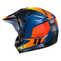 Casco Bimbo Hjc Cl-xy 2 Creed Blu Arancio - 3
