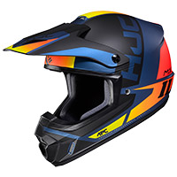 Casque Hjc Cs-mx 2 Creed Orange Bleu