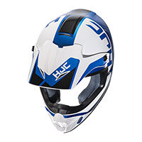 Hjc Cs-mx 2 Creed Helmet Blue White - 2