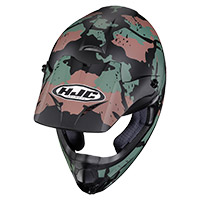 Casco Hjc Cs-mx 2 Ferian Verde Marrone - 3