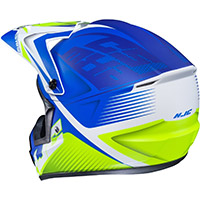 Casco Hjc Cs Mx 2 Ellusion Blu Giallo - 2