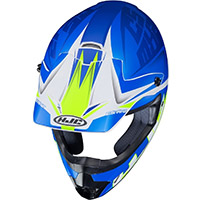 Casco Hjc Cs Mx 2 Ellusion Blu Giallo - 3