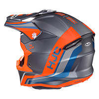 HJC i50 フラックスヘルメット オレンジグレー
