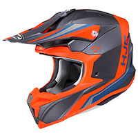 Hjc I50 Flux Helmet Orange Grey