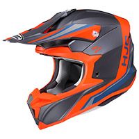 Casque Hjc I50 Flux Orange Gris