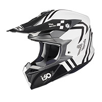 HJC i50 Hex Helm rot schwarz