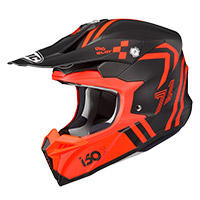 Casco HJC i50 Hex rojo negro