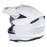 オフロードヘルメット Hjc i50 ソリッドホワイト - 3