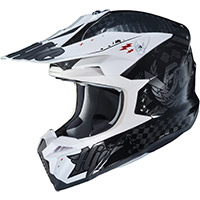 Casque Hjc I50 Artax Blanc Noir