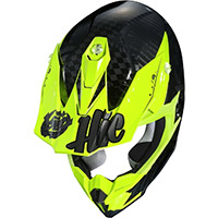 HJC i50 アータックスヘルメット イエローブラック - 3