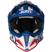 Just-1 J12 Pro Racer Helmet White Blue Matt - 3