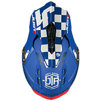 Just-1 J12 Pro Racer Helmet White Blue Matt - 5