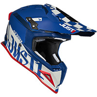 Just-1 J12 Pro Racer Helmet White Blue Matt