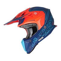 Casco Just-1 J18 Mips Vertigo azul blanco rojo