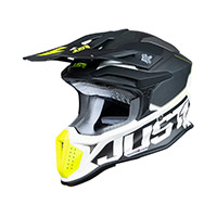 Casque Just-1 J18-f Hexa Jaune Noir