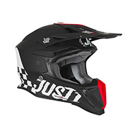 Casco Just-1 J18-F 2206 Old School negro - 2