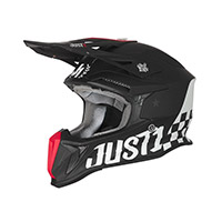 Casque Just-1 J18-F 2206 Old School noir