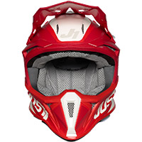 Casque Just-1 J18 Pulsar rouge blanc - 3