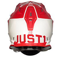 Casque Just-1 J18 Pulsar rouge blanc - 4