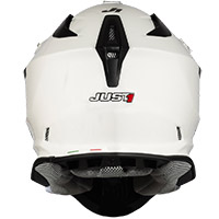 ジャスト-1 J18 ソリッドヘルメット ホワイト - 4