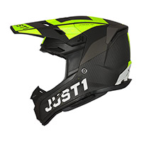 Casque Just-1 J22 3K Carbon 2206 Adrenaline jaune - 2