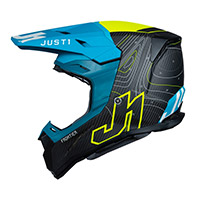 Just-1 J22 3k Carbon 2206 Frontier Helmet Blue - 2