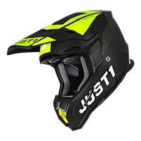 Casco Just-1 J22 3k Carbon Adrenaline Giallo