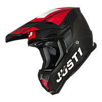 Casco Just-1 J22 3k Carbon Adrenaline Rosso