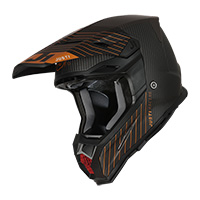 Casco Just-1 J22 3k Carbon 10th Bronze Nero Bronzo