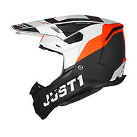 Casco Just-1 J22 3k Carbon 2206 Adrenaline Arancio - img 2