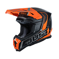 Casque Just-1 J22 3k Carbon 2206 Fluo Orange