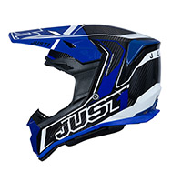 Casco Just-1 J22 3K Carbon 2206 Fluo azul