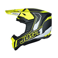 Just-1 J22 3K カーボン 2206 Fluo ヘルメット イエロー - 2