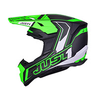 Casque Just-1 J22 3K Carbon 2206 Fluo vert - 2