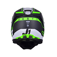 Just-1 J22 3k Carbon 2206 Fluo Helmet Green - 3