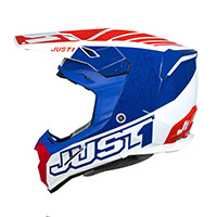Casco Just-1 J22-F Dynamo blanco azul