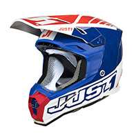 Casco Just-1 J22-F Dynamo blanco azul