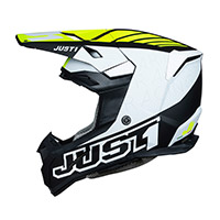 Just-1 J22-f Dynamo Helmet Yellow Fluo White