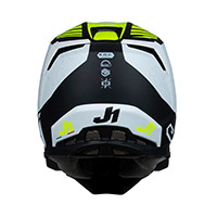 Casco Just-1 J22-F Dynamo amarillo fluo blanco - 3