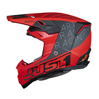 Casco Just-1 J22-F Dynamo negro rojo
