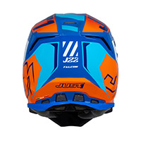 Just-1 J22-f Falcon Helmet Orange Blue - 5