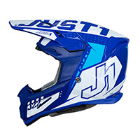 Casco Just-1 J22-F Falcon blanco azul