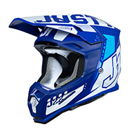 Casco Just-1 J22-F Falcon blanco azul