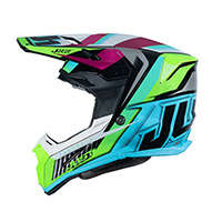 Casco Just-1 J22-F 2206 Frenetik azul amarillo - 2