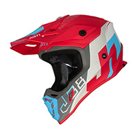 Casco Just-1 J38 Korner Blu Rosso