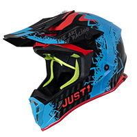 Casco Just-1 J38 Mask Blu Rosso Nero