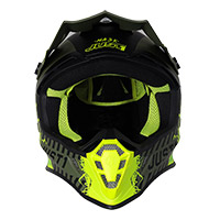 Casque Just-1 J38 Mask jaune noir vert mat - 3